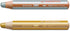 STABILO Multi-talented Pencil woody 3-in-1 - Pack of 2 Pencils - Gold & Silver...