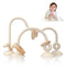 Baby Teething Toy, High Chair Suction Cup Toys for Infant Toddlers 0-6M, Food Grade Silicone Teether, Educational Parent-Child Baby Toys, Montesso...