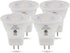 Beispiel MR11 Gu4.0 Bi-pin LED Light Bulb 4W 12VAC/DC Warm White 2700K for Outdoor Landscape Lighting Recessed Track Lights, Pack of 4...