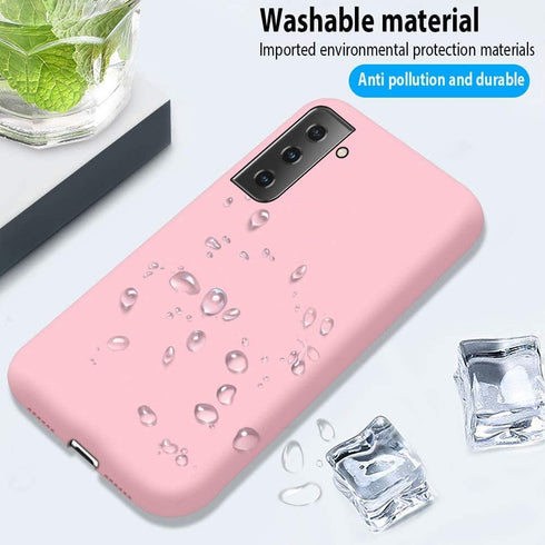 (8 Pack) for Samsung Galaxy S21+ Plus 5G Case, Soft Silicone Bumper Phone Case Shell Shockproof Cover for Galaxy S21 Plus 5G 6.7 Inch, Red, Light ...
