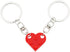 Friendship Gifts Best Friend Keychain Couples Keychain BFF Heart Key Ring Set Birthday Gifts for Kids Men Women 4 color...