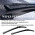 OEM Windshield Wiper Blade Set Replacement For BMW 5 7 Series F01 F02 F04 F07 F10 M5 2010-2016 High Performance Original Equipment Wipers 26"/18"...