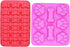 2 Set 3D Puppy Bone and Paw Chocolate Chip Silicone Mold, Dog Paw and Bone Candy Melt Fondant, Reusable, Easy to clean, Heat Resistant, Food-Grade...