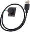 3MP USB Camera Module, 110° Angle of View Mini Web Cam, USB2.0 Webcam Board Module Clearer Industrial Image with OV3660 Sensor for Android, Suppor...