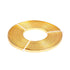 Fashewelry 32.8Ft 5mm Aluminum Flat Wire Gold Bendable Metal Craft Wire Strip for Bezel Sculpting Armature Jewelry Making Gem Metal Wrap...