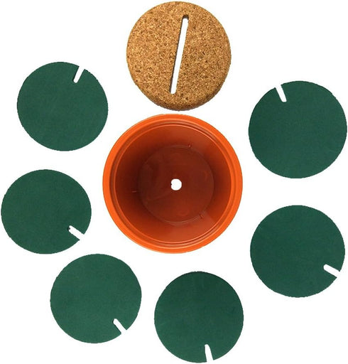 TriPro Original Coasters Set of 6 Pieces with Creative Cactus Shaped Design for Holiday Gift & Home Decoration...