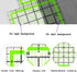 Quilting Rulers,4 Quilting Templates Square Ruler (3.5"X3.5", 5"X5", 6.5"X6.5", 10.5"X10.5"),Quilting Rulers Acrylic Rulers Fabric Cutting Ruler w...