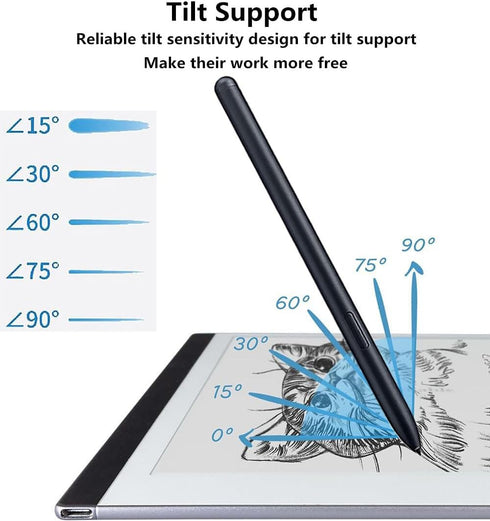 Stylus Pen for Remarkable 2 Tablet with 5 Pen Tips,4096 Pressure-Sensitivity, Palm Rejection, tilt Writing Capabilities(no Eraser) (Black)...