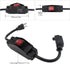 3 Prong Extension Cord with Waterproof Switch, 14/3 SJT Heavy Duty Power Cable with LED On/Off Inline Switch, 1875W 15A/125V Grounded Outlet Plug ...