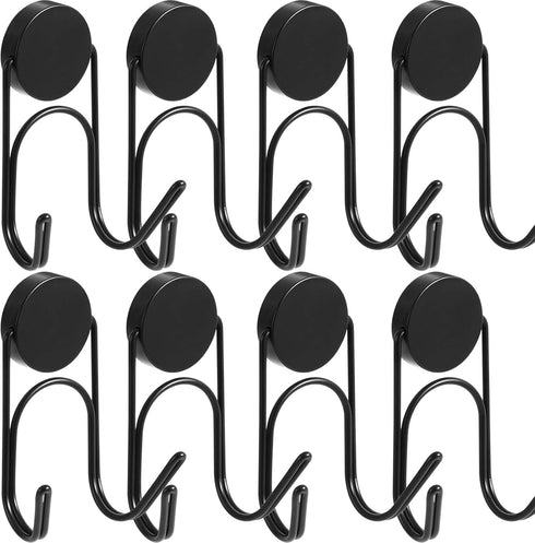 Magnetic Hooks 304 Stainless Steel Hooks Heavy Duty Magnets Hanging Hooks for Refrigerator Grill Toolbox Outdoor,Cruise Essentials Camper Accessor...