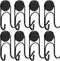 Magnetic Hooks 304 Stainless Steel Hooks Heavy Duty Magnets Hanging Hooks for Refrigerator Grill Toolbox Outdoor,Cruise Essentials Camper Accessor...