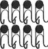 Magnetic Hooks 304 Stainless Steel Hooks Heavy Duty Magnets Hanging Hooks for Refrigerator Grill Toolbox Outdoor,Cruise Essentials Camper Accessor...