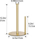 Gold Paper Towel Holder Countertop, OBODING, Gold Kitchen Paper Towel Holder Stand for Kitchen and Bathroom Organization, Stainless Steel Paper To...