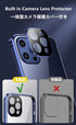 HENGHUI Lockable Magnetic Case for iPhone 12 Pro Max Glass Bumper Case with Camera Lens Protector and Screen Protector Safety Lock 360 Full Body C...