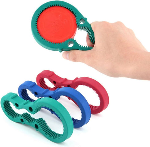 GARASANI 3 in 1 Kitchen Tool Silicone Easy Arthritis Jar Opener Convenience multi-function Jars/Bottles Wine Opener Kitchen Tool (Green)...