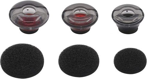 NETJNP Parts - 6pcs S/M/L Sizes Ear Gels for Plantronics Voyager 5200-5220 Replacement Spare Kit with Foams...