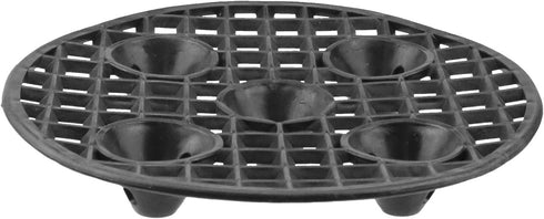 6pcs Big Potted Plant Stands 8 inch Heavy Planter Holder Plant Level Pot Elevator Plant Stand for outdoor indoor plants...