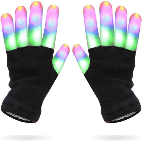 Luwint Kids LED Gloves Finger Light up Gloves - Flashing Autistic Cool Toys for Boys Girls, Children 3-7 Years...