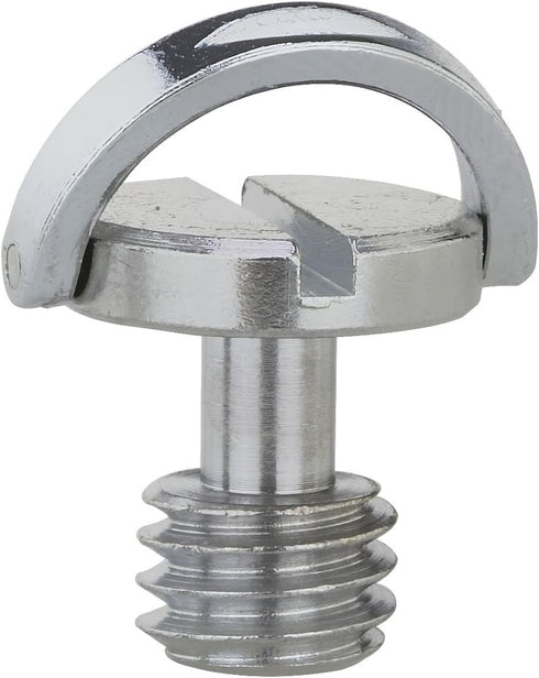 Haoge 3/8" D-Ring Stainless Steel Mounting Fixing Screw for Camera Tripod Monopod Quick Release Plate (Pack of 2)...