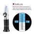 Wine Refractometer,V-Resourcing Hand Held Brix/Alcohol Refractometer with ATC for Wine Making Homebrew Kit, Dual Scale(Brix 0-40%, Alcohol 0-25%)...
