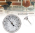 Metal Dial Thermometer, high Accuracy Stainless Steel 1/2 NPT Thread Pot Thermometer, Weldless Thermometer for Kitchen Use...