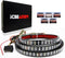 ICBEAMER Double Row 60 inch 504 pcs LED for Pick up/Truck Tailgate Light Bar Side Bed Light Strip Bar IP67 Waterproof Reverse- 5 Functions Tail/Br...