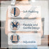 Berlin & Daughter Posture Corrector - Fully Adjustable Breathable Clavicle Chest Back Support Brace for Improves Posture & Provide Lumbar Support ...