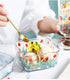 9 OZ Mini Floral Candy Dish Small Tulip Glass Candy Bowl for Dessert,Snack,Fruit,Yogurt,Dipping,Side Dishes,Kitchen Prep,Clear Square Dessert Bowl...