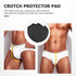 3D Men Enlarge Front Pad, 4 PCS Thickened Sponge Cushion Swim Trunks Cup Crotch Pad - Protection Sponge Enhancement Cup Pouch Pad(Black)...