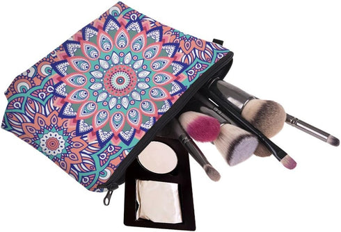 Deanfun Roomy Cosmetic Bag,3 piece Set Waterproof Travel Toiletry Pouch Makeup with Zipper (Mandala 1)......
