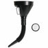 Wide Mouth Oil Funnel with Flexible Extension Nozzle Hose with Handle Mesh Screen Filter for Cars Motorcycles Engine Oil Kerosene Gasoline Gas Fue...
