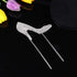High-heeled Shoes Cake Topper Cupcake Topper Glitter Alloy Rhinestone for Birthday Party Cake Pick Food Decoration Supplies - Silver...