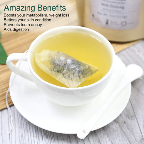 FullChea Milk Oolong Tea - Loose Leaf - Taiwan High Mountain Jin Xuan - Naturally Milky & Silky - 4oz / 113g...