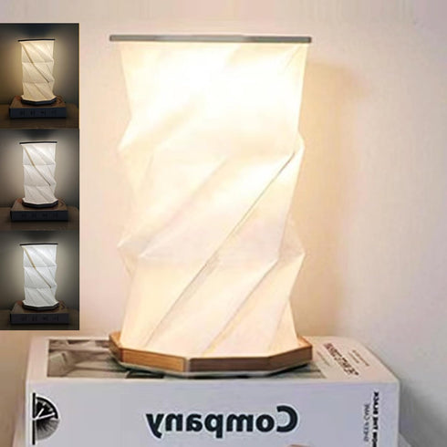 Portable Cordless Lamp, Battery Operated Table Lamp with Touch Dimmer, Rechargeable Folding Night Light for Bedroom, Living Room, Office, Travel, ...