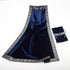 BLESSUME Square Velvet Altar Tarot Table Cloth and Pouch Dark Blue...