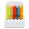 16x150mm Assorted Plastic Test Tubes, Flange Caps, Cardboard Rack - Pack 25, Karter Scientific 402S8...