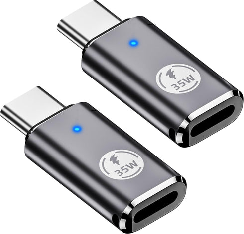 2Pack,Lightning Female to USB C Male Adapter for iPhone 15 Series,Mini6 Galaxy Note S10 S20 S21 Samsung Charging Type C Charger Connector Cable(Si...