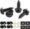 LivTee Rustproof License Plate Screws for Securing License Plates Frames and Covers on Cars and Trucks, 4 Sets Premium Stainless Steel Self Tappin...