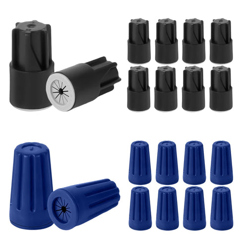 SAVITA 20pcs Waterproof Wire Caps Connectors, Outdoor Electrical Wire Connectors Twist Nuts Caps Wire Caps Compatible with 22AWG-12AWG for Outdoor...