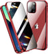 Anti-spy Screen iPhone12Promax case?Lock + Magnetic adsorption Anti-Peeping Metal Frame 360 Full Body Protective Cover Double-Sided Glass Lens Pro...