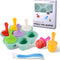 Silicone Popsicle Molds, Ice Pop Molds, Storage Container for Homemade Food, Kids Ice Cream DIY Pop Molds - BPA Free (R-Green)...