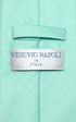 Vesuvio Napoli NeckTie Solid AQUA GREEN Color Men's Neck Tie...