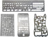 Bullet Journal Stencil Set,Ruler Drawing Painting Hollow Template Icon Tools DIY Kit for Scrapbook Album Card Planner Journal Making(Stainless Ste...