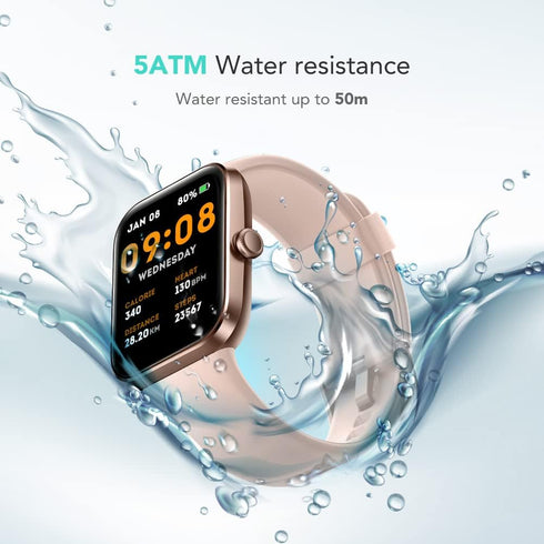 SKG Smart Watch for Women, Fitness Tracker with 5ATM Swimming Waterproof, Sleep Monitor, 1.7'' Touch Screen Smartwatch Fitness Watch for Android-i...