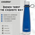 Insulated Water Bottle - On-The-Go Refillable Stainless Steel Water Bottles For Adults, Reusable Thermos Travel Tumbler With Leak-proof Lid For Ho...