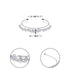 EVER FAITH Bridal Headpiece Accessory Crystal Cream Simulated Pearl Wedding Headband Clear Silver-Tone...