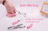 1 Pack 6.3 Inch Length 1/16 Inch Diameter of Circle Hole Handheld Single Paper Hole Punch, Puncher with Pink Soft Thick Leather Cover (Heart and S...