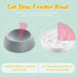 2 Pcs Cat Slow Feeder Bowl Pet Feeder Wet Food Slow Feed Raised Dish Healthy Eating Diet Fun Interactive Feeding Bowls for Cats and Dogs Dishwashe...