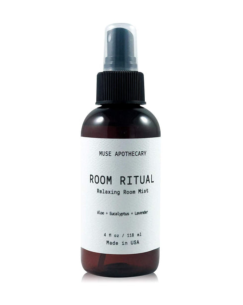 Muse Apothecary Room Ritual - Aromatic and Relaxing Room Mist, 4 oz, Infused with Natural Essential Oils - Aloe + Eucalyptus + Lavender...