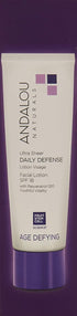 Andalou Naturals Ultra Sheer Daily Defense Facial Lotion SPF 18, 2.7 Oz(Pack of 6)...